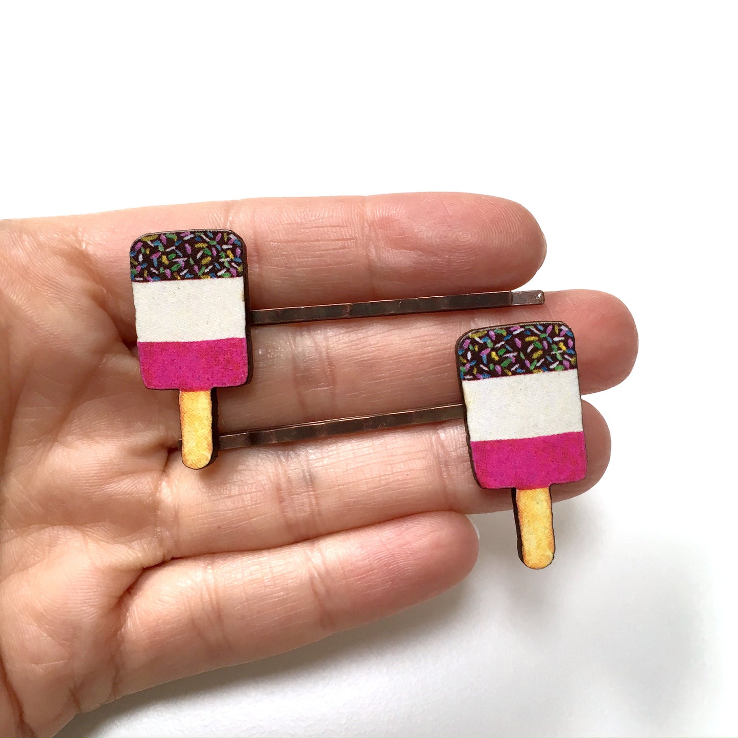 Fab ice lolly hair pins - Summer hair accessories