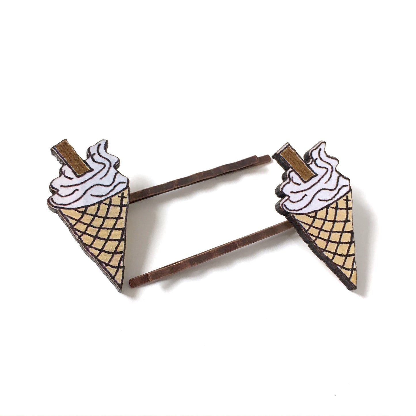 Ice cream hair pins - Summer hair accessories