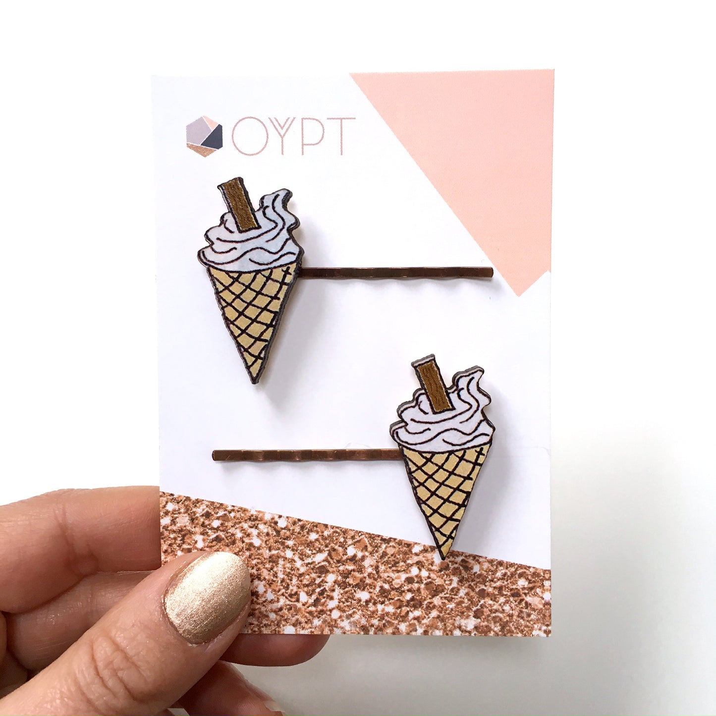 Ice cream hair pins - Summer hair accessories