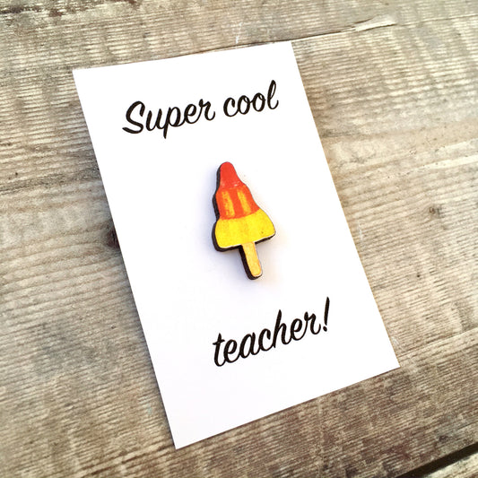 Super cool teacher lapel pin gift
